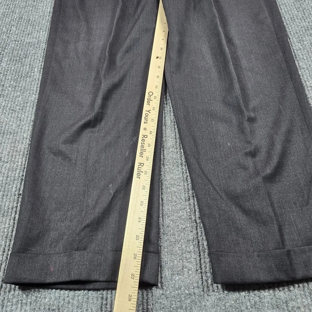 Brooks Brothers Suit Mens 44L 39W Gray Wool 1818 Regent Estrato Trabaldo